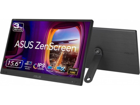 Монитор ASUS MB166CR 15.6 IPS / 16:9 FHD (1920x1080x60Hz) / 250cd/m2 / 800:1 / 178/178 / 5ms / USB-C