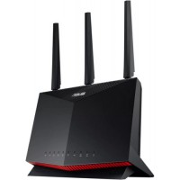 Двухдиапазонный игровой маршрутизатор ASUS RT-AX86S:совместимость с PS 5, AiMesh, 2.5G Ethernet,Adaptive OoS