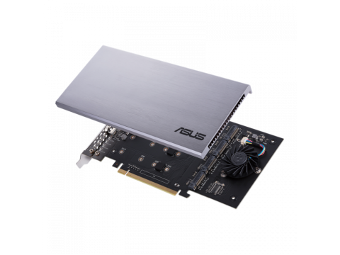 Карта расширения ASUS HYPER M.2 X16 CARD V2 ASUS, 4 x M.2 Key M, type 2242/2260/2280/22110, PCI Express x16 3.0