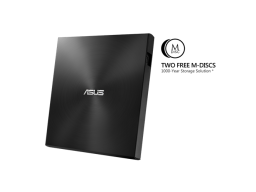 Внешний DVD-привод ASUS SDRW-08U7M-U/BLK/G/AS ultra-slim portable 8X DVD burner, Black