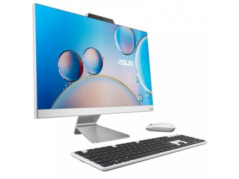 Моноблок ASUS Wht/23.8/FHD/250nt/IPS/i7-1255U/16GB/UMA/512GB M.2 NVMe/WiFi5+BT5.2/720p/DOS/USB KBD+MS/90PT03G2-M00HZ0