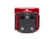 Розетка силовая серии Viva DKC 45015 2Р+Е со шторками красная
