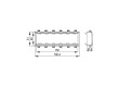 Каркас под 6 модулей Viva DKC F0003A для In-liner Front, белый