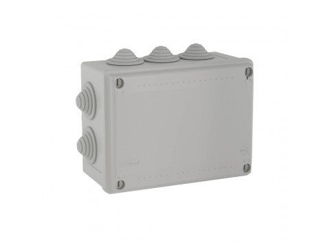 Коробка ответвительная с 10 кабельными вводами DKC 54100.32мм IP55, 190х140х70 мм
