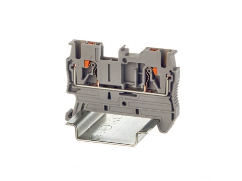 Клемма проходная DKC VPR-2.5-GY 2.5 мм2 Серая