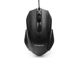 Мышь Гарнизон GM-110, USB, чип- Х, черный, 800 DPI, 2кн.+колесо-кнопка, кабель 1,5м