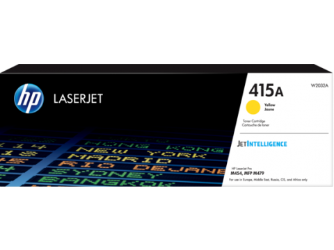 Картридж HP 415A / Yellow / 2100 pages / W2032A