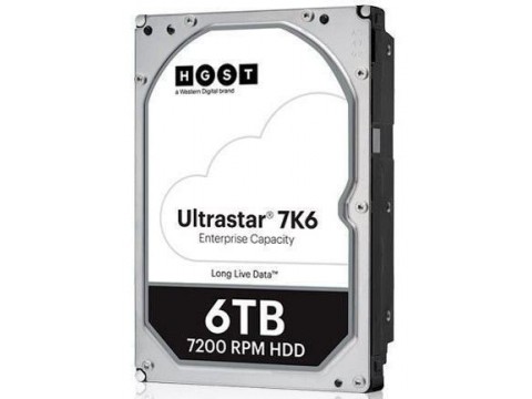 Western Digital Ultrastar DC HDD Server 7K6 (3.5’’, 6TB, 256MB, 7200 RPM, SAS 12Gb/s, 512E SE), SKU: 0B36047