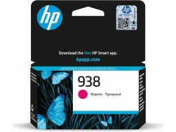 HP 4S6X6PE 938 Magenta Original Ink Cartridge  for OfficeJet Pro 9730/9720, up to 800 pages.