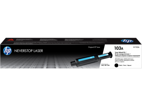 Заправочный комплект тонера HP Neverstop Laser 103A, черный / 2500 страниц (W1103A)