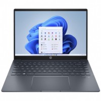 Ноутбук HP Pavilion Plus 14-eh1007ci / i5-13500H / 16GB D5 / 1TB PCIe / Iris Xe / 14" 2.8K OLED 400nt 90Hz / DOS / Sp Blue / FPR / 5MP / 1yw