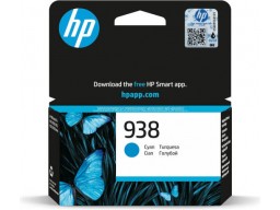 HP 4S6X5PE 938 Cyan Original Ink Cartridge for OfficeJet Pro 9730/9720, up to 800 pages.