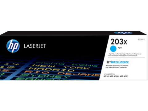 Картридж HP 203X / Cyan / 2500 pages / CF541X