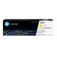 HP W2222X 222X High Yield Yellow Original LaserJet Toner Cartridge for Color LaserJet Pro MFP 3303, up to 2500 pages
