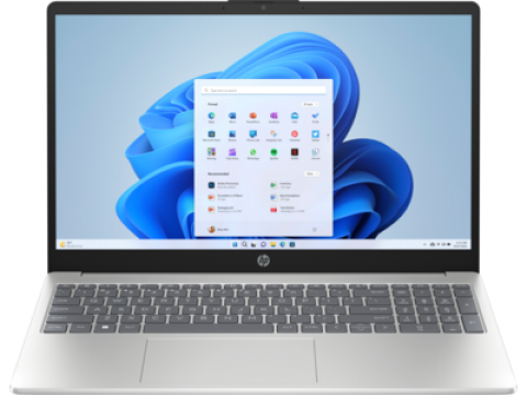 Ноутбук HP 15-fc0248ci,R5-7520U,8G 5500 LPD5 on-board,512G PCIe,IntGfx,15.6 FHD IPS 300 nits,W11H,Nat Silver,1080p,1yw