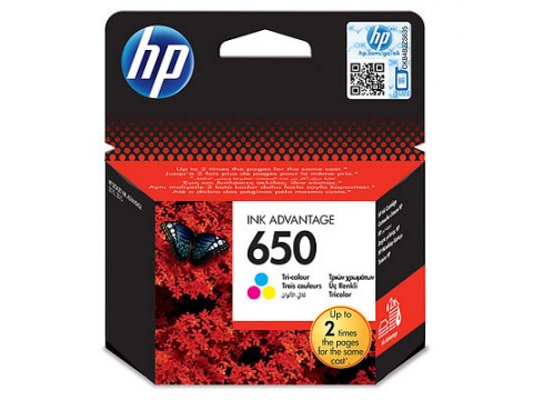 Картридж HP 650 трехцветный (CZ102AE)