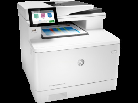 МФУ лазерное цветное HP Color LaserJet Ent M480f 3QA55A, А4, 27 стр/мин, 2ГБ, факс, ADF, duplex,  Ethernet