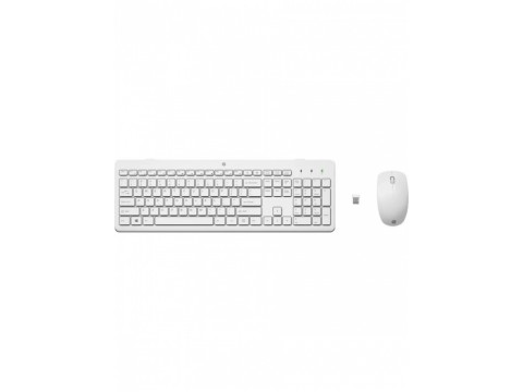 Клавиатура и мышь HP 3L1F0AA 230 Wireless Mouse and Keyboard Combo (White) RUSS