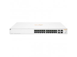 Коммутатор JL684A Aruba Instant On 1930 24G 4SFP+ L2+ (24xRJ-45 10/100/1000 ports PoE+ 370W, 4xSFP+ 1/10Gb ports)