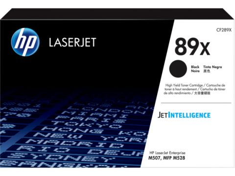 Картридж лазерный HP CF289X LaserJet 89X, черный
