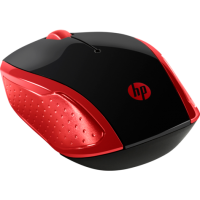Оптическая беспроводная мышь HP 2HU82AA, 200 Empress Red, 1000 dpi, USB, 2.4 ГГц, красный