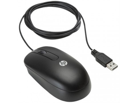Лазерная мышь HP H4B81AA, USB, колесо прокрутки, 3 кнопки, черная