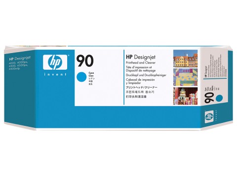 Голубая печатающая головка HP 90 с устройством очистки (C5055A)