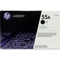 Картридж HP 55A, черный / 6000 страниц (CE255A)