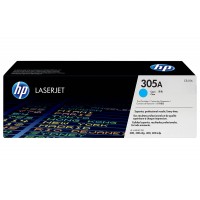 Картридж HP 305A, голубой/ 2600 страниц (CE411A)