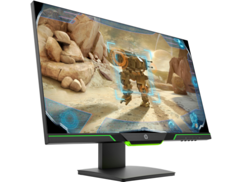 HP 27xq 27 TN Monitor, 2560x1440, 1ms, HDMI/DP, Black