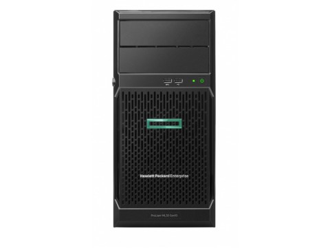 Сервер HPE ProLiant ML30 Gen10 TWR/ 4U/ Xeon E-2224/ 16GB/ 8x SFF (up 8)/ noODD/ Smart Array S100i/ 2x 1GbE/ 1x 500W (up 2) (P16930-421)