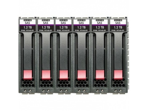 Комплект дисков R0Q64A HPE 5.4TB SAS 12G Enterprise 15K SFF M2 3yr Wty 6-pack HDD Bundle (6 x MSA 900GB 12G SAS 15K SFF)