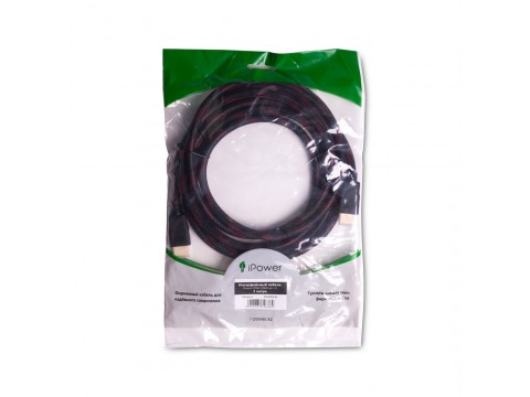 Интерфейсный кабель iPower HDMI-HDMI ver.1.4 3 м. 5 в.