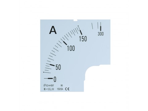 Шкала для амперметра iPower 150/5