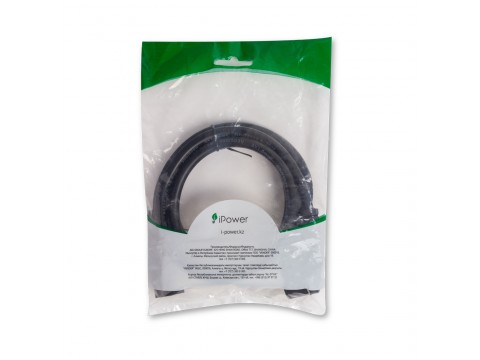 Кабель питания С13, IPower, 3.0, 1,5 мм, 1.2 м.