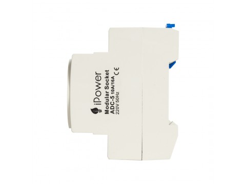 Розетка на дин-рейку iPower