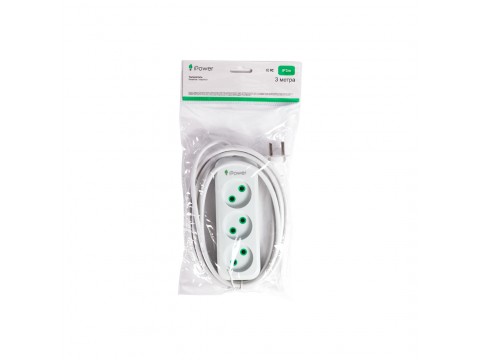 Удлинитель iPower iP3m 3 м. 220 в.