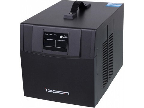 Стабилизатор IPPON AVR-3000, 3000VA, 3000Вт, 4хEURO, диапазон стабилизации 140-280В