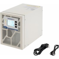 ИБП Ippon Na+ TAE 1000 1000W/Tower online/батарея 12V 4,8Ah*3/USB-B/RS-232/EPO/3 euro роз/ЖК-дисплей/поддержка SNMP/Бел