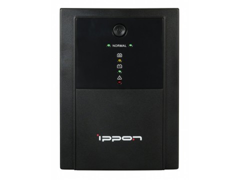 ИБП Ippon Back Basic 2200, 2200VA, 1320Вт, AVR 162-280В, 6хС13, управление по USB, без комлекта кабелей