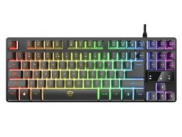 Клавиатура игровая Trust RU GXT 833 THADO 23698 черный