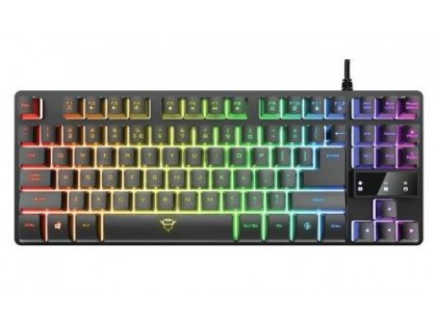 Клавиатура игровая Trust RU GXT 833 THADO 23698 черный