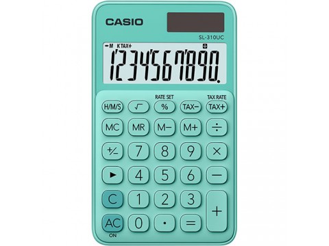 Калькулятор карманный CASIO SL-310UC-GN-W-EC