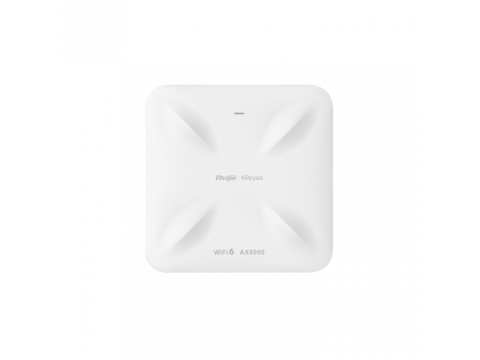 Точка доступа Reyee RG-RAP2260(H) WiFi 6 A6000 (2.4G-4x4 1.15Gps; 5G-4x4 4.8Gbps 512client 2x2.5GbE PoE++/48V-1A DC)