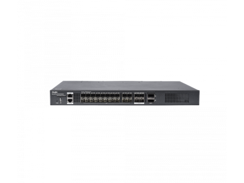 Коммутатор Ruijie RG-S6120-20XS4VS2QXS L3 Managed(20x1G/10G SFP+, 4x10G/25G SFP28, 2x40G QSFP+,  2 EMPTY power slots)