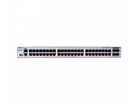 Коммутатор Ruijie RG-S5760C-48GT4XS-X L3 Managed (48 x 10/100/1000BASE-T, 4 x 1G/10G SFP+, 2 EMPTY power module slots)