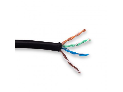 Кабель связи симметричный СКО U/UTP Сat 5e PE 4х2 AWG24 Premium Outdoor 305м КСС.СКО.UU.C5e.4.04.1.9