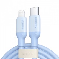 Кабель Ugreen US387 / USB-C to Lightning / Navy blue / 1m / 20313