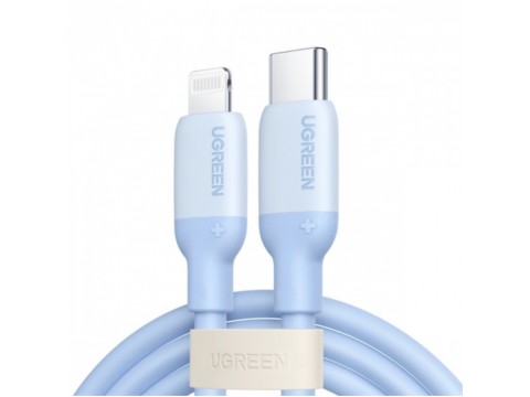 Кабель Ugreen US387 USB-C to Lightning / Navy blue / 1m / 20313