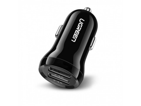 Автомобильное ЗУ Ugreen ED018 Dual USB-A 24W Car Charger, 50875